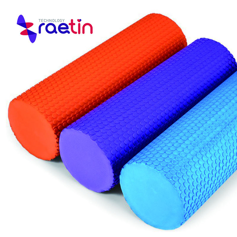 Non-slip Solid Massage Pilates Black Roll Foam Roller Yoga Roller