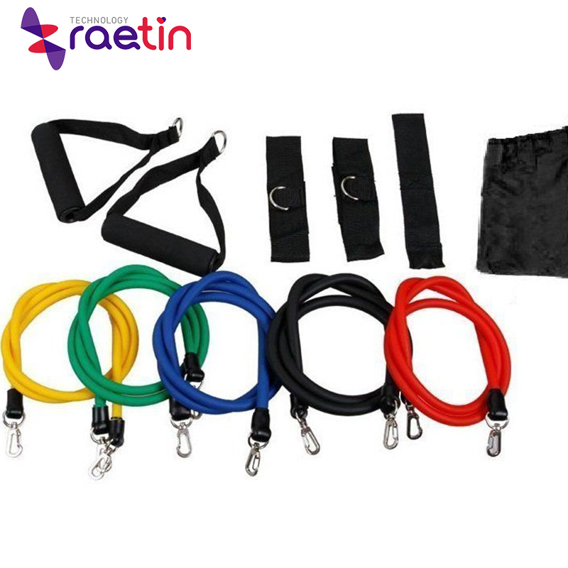 Natural Latex Resistance Exercise Strap with band pilates