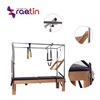 Best wood pilates trapeze pilates cadillac reformer with stainless steel half trapeze