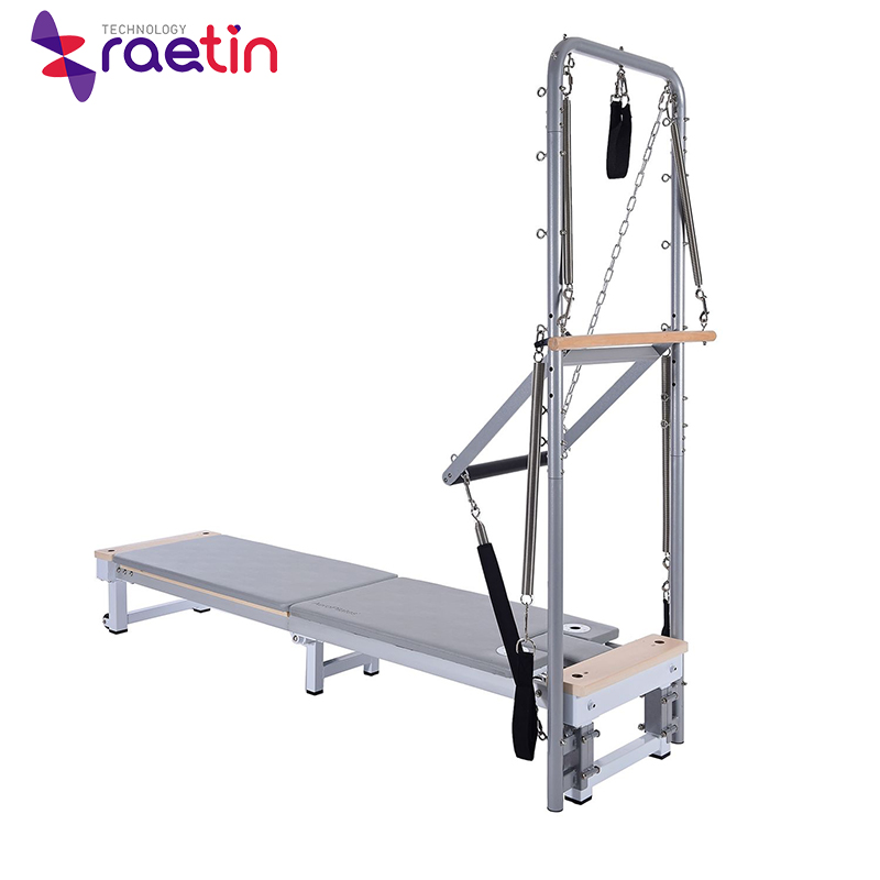 Wood pilates trapeze with tower half trapeze fitness new product
