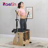 Folding Pilates Reformer Stable Eco Pilates Winds Chair Handles Springs Combo Reformer Pilates Chair