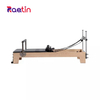 White Maple Wood Pilates Reformer Machine With Half Trapeze Used In Pilates Studio Body Reformer Pilates With Tower