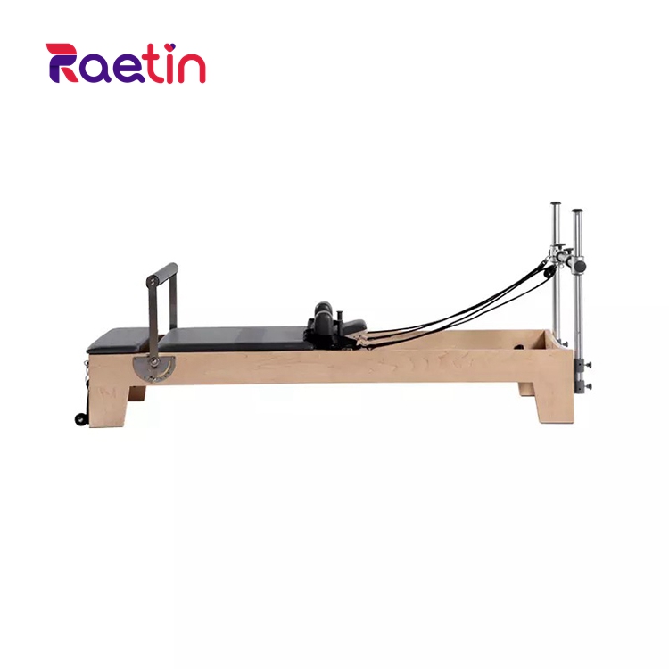 High Quality White Aluminium Alloy Balanced Reformer Bed Machine Body Foot Bar Sliding Pilates Reformer With Moving FootBar