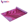 High quality custom printed foldable travel eco soft funny yoga mats pilates mats