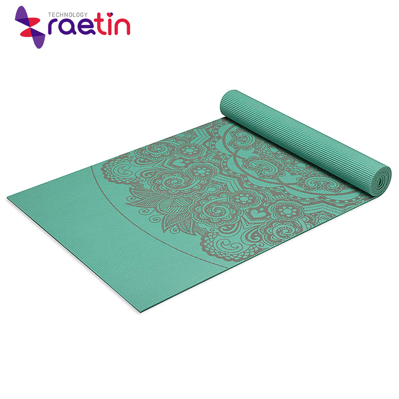 Health and Fitness Printed Gym Floor Mats Non Slip Long Yoga Mat for Exercise Yoga And Pilates