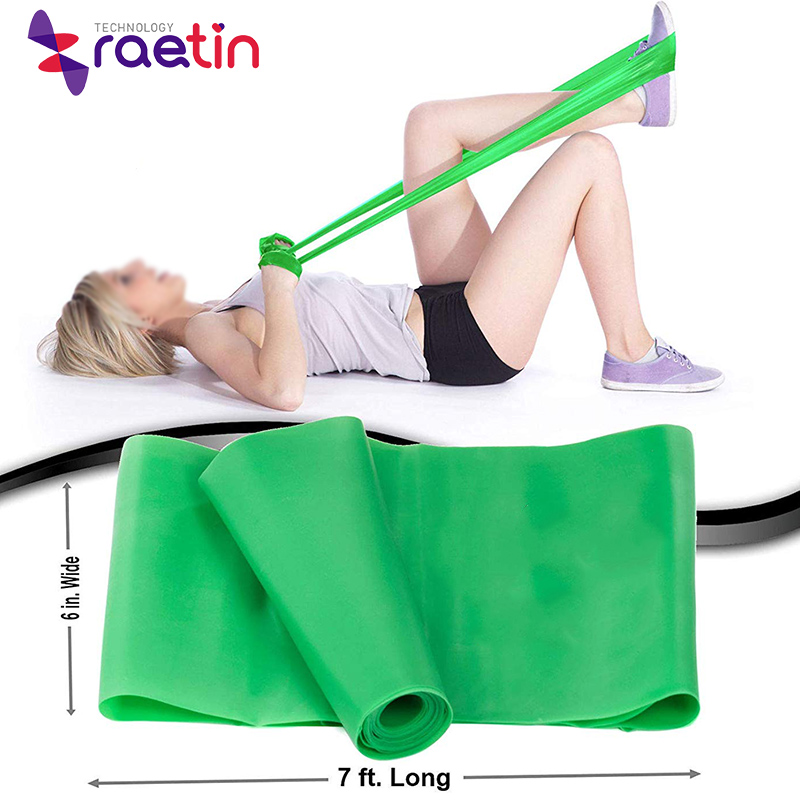 Custom latex rubber loops exercise fitness resistance pilates yoga bands