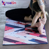 Custom promotional items sale colorful ultra thin yoga mat 