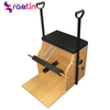 Split pedal pilates chair with wood