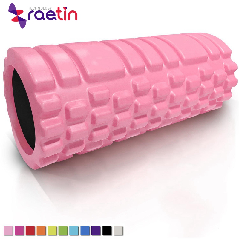 High density heated pilates yoga hard foam roller