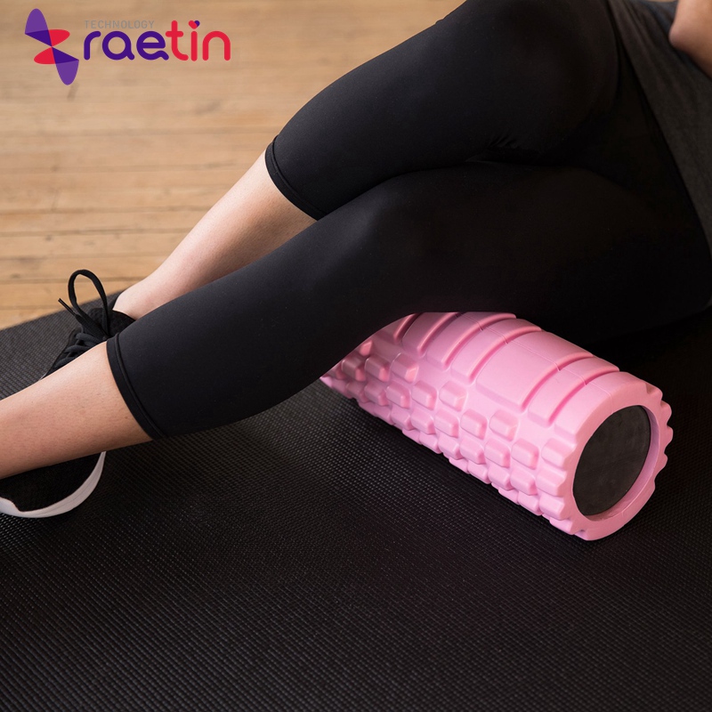 High density heated pilates yoga hard foam roller
