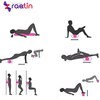 Yoga Foam Roller stretches with Floating Point for Pilates Fitness Exercise and Physio Massage