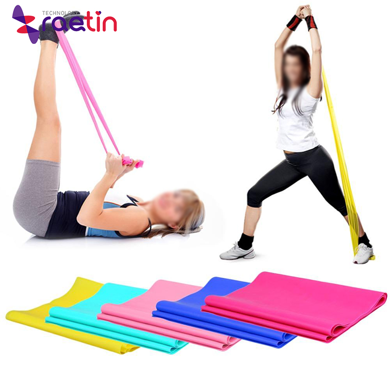 Pilates using resistance band for workout